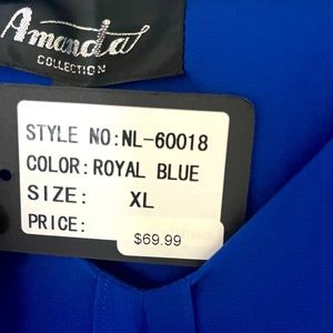 Royal blue dress NWT. Great as a wedding guest dress!